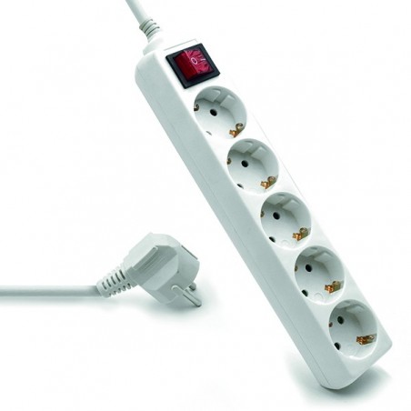 EWENT REGUA TOMADAS 5 OUTLETS SCHUKO VERSION WHITE 16A WITH