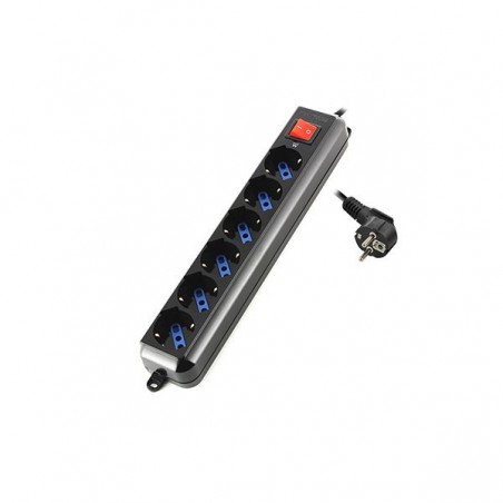 EWENT EXTENSAO ELETRICA 6 TOMADAS 16A WITH ON/OFF OVERLOAD P
