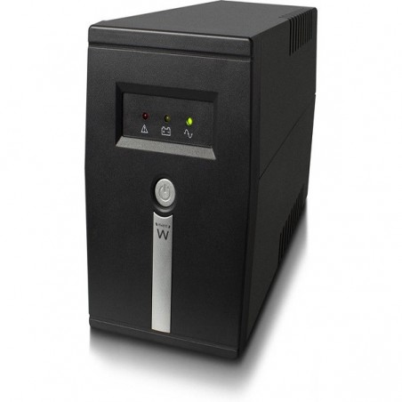 EWENT UPS 600VA LINE INTERACTIVE AVR, 1 X CEE7/3 PORT & 1 X