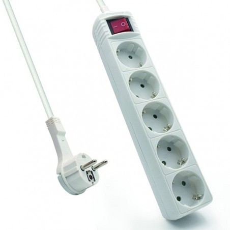 EWENT REGUA TOMADAS POWER STRIP 5 SOCKETS (SHUKO) 16A, SHUKO