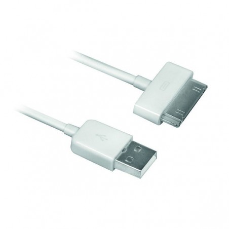 EWENT CABO USB2.0 TO APPLE 30 PIN WHITE - 1.5MT