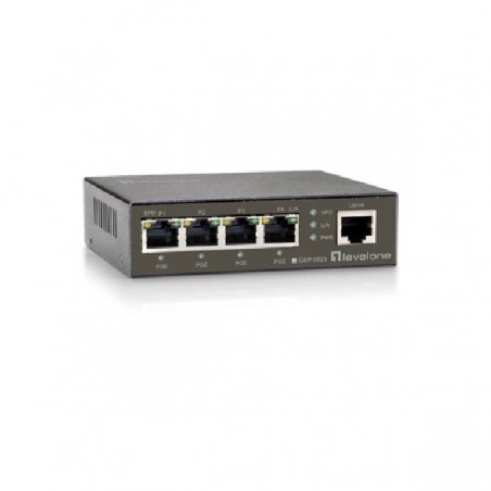 LEVELONE SWITCH 5 PORTGIGA POE /  4POE OUTPUTS 60W