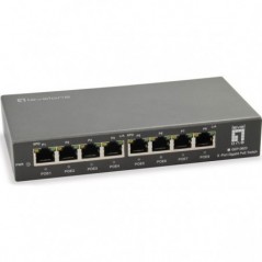 LEVELONE SWITCH 8 PORTAS GIGABIT POE SWITCH, 802.3AT/AF POE,