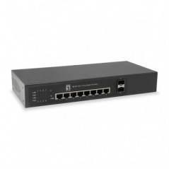 LEVELONE SWITCH 8x10/100/1000 L2 MANAGED + 2xSFP POE-PLUS MA