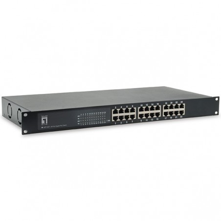 LEVELONE SWITCH 24x10/100/1000 POE L3 LITE MANAGED (185W)