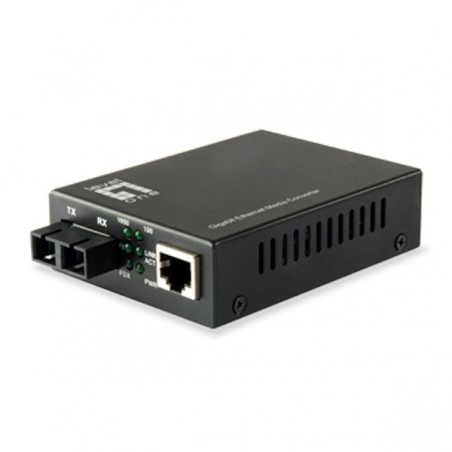 LEVELONE RJ45 TO SC GIGABIT MEDIA CONVERTER SINGLE-MODE FIBE
