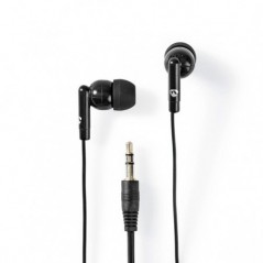 NEDIS EARPHONES CABO 1.20M VOLUME CONTROL JACK 3.5" BLACK
