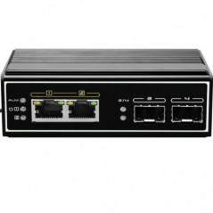 LEVELONE SWITCH 4-PORT GIGABIT POE INDUSTRIAL DIN-RAIL -40°C