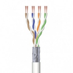 EWENT BOBINE CABO REDE CAT6 F/UTP AWG23/1 CCA 305MT CINZA