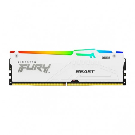 KINGSTON MEM 16GB 5200MT/S DDR5 CL40 DIMM FURY BEAST WHITE R