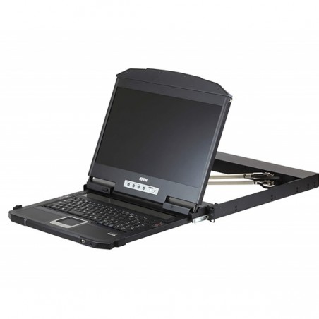 LEVELONE KVM RACK CONSOLE 19" WIDESCREEN LCD US KEYBOARD