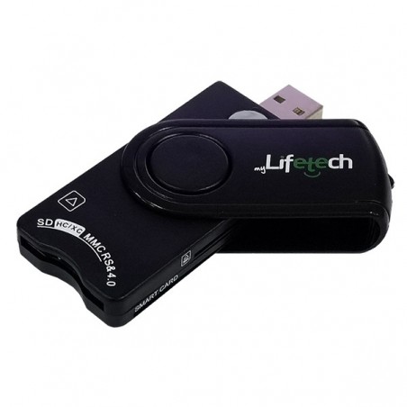 LIFETECH LEITOR DE CARTOES ALL IN ONE + CARTAO CIDADAO USB 2