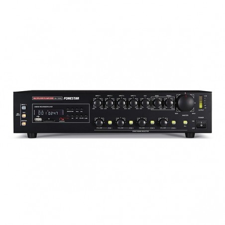 FONESTAR AMPLIFICADOR 4x120W-MAX 100V/8-OHMS 24VCC/230VCA US
