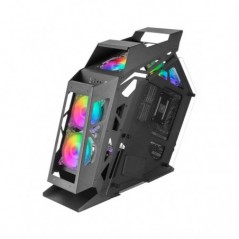 MARS GAMING CAIXA MATX MC61 PREMIUM 4X12CM ARGB REMOTE GLASS