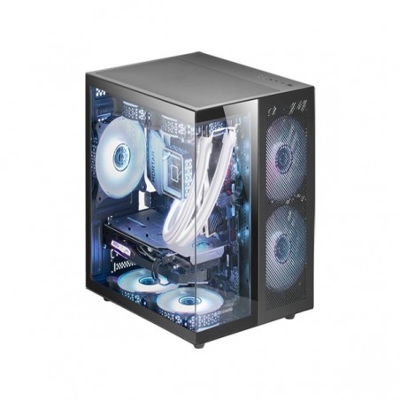 MARS GAMING CAIXA MATX MC-NOVA PREMIUM CUSTOM ALUMINIUM BLAC