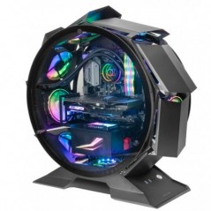MARS GAMING CAIXA MATX PREMIUM MCORB DUAL GLASS ROUND SHAPE