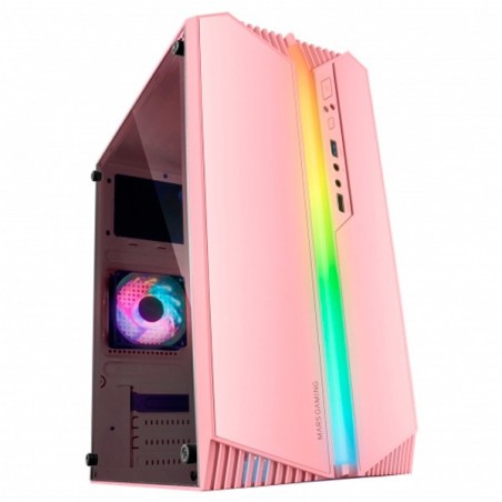 MARS GAMING CAIXA MATX MC-S1 ARGB FRONT FRGB FAN WINDOW PINK