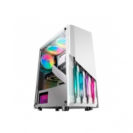 MARS GAMING CAIXA ATX MC-X2 METAL FRONT 2X12CM FRGB FAN WIND