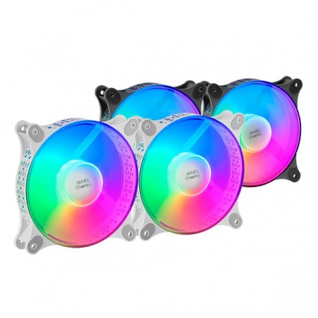 MARS GAMING VENTOINHA MFDUO 12CM 2XFAN KIT FRGB ULTRA SILENT