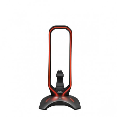 MARS GAMING HEADSET HOLDER 3IN1 MHHPRO DIGITAL CONT RGB 2XUS