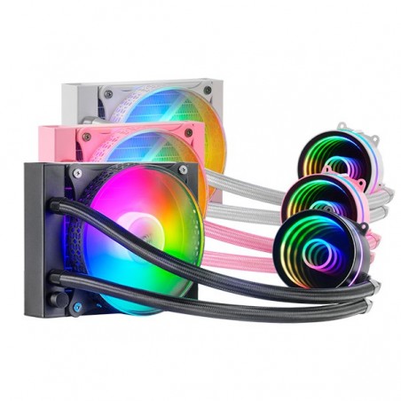 MARS GAMING WATERCOOLING ML ONE 120 AIO 12CM FRGB BLACK