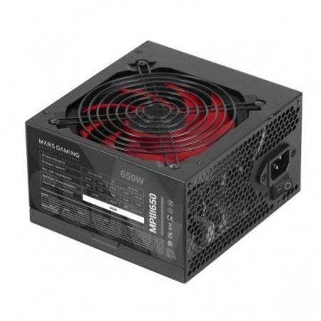 MARS GAMING FONTE ALIMENTAÇÃO 650W MPIII 85% EF SMD SILENT B