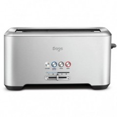 SAGE A BIT MORE 4 SLICE (BRUSHED STAINLESS STEEL)