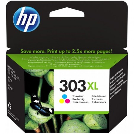 HP TINTEIRO ALTO RENDIMENTO TRICOLOR 303XL
