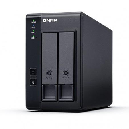 QNAP 2 BAY 3.5\" SATA HDD USB 3.1 GEN2 10GBPS TYPE C HW RAID