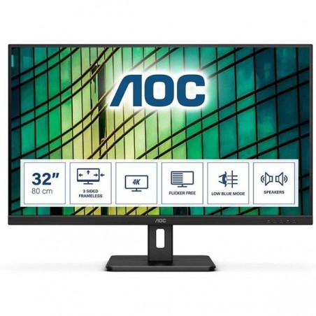 AOC MONITOR VA 32" (31.5) 16:9 4K UHD HDMI DP COLUNAS U32E2N