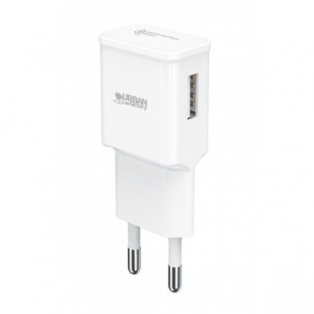 UF CHARGER USB QC3.0 (EU) 3A WHITE