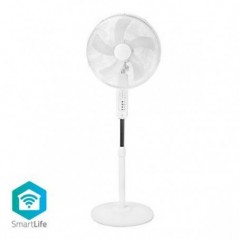 NEDIS WIFI SMART VENTILADOR C/ PÉ 40CM WHITE