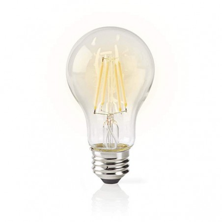 NEDIS WIFI SMART LED BULB FILAMENT E27 WHITE A60