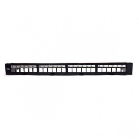 WP RACK PATCH PANEL PROFESSIONAL MODULAR CABLE MANAGE 24PORT