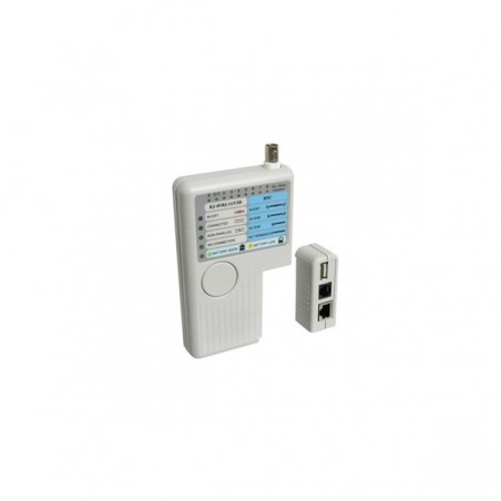 WP RACK TESTADOR DE CABOS RJ11/12/45 BNC E USB