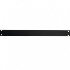 WP RACK BLANK PANEL 1U, BLACK RAL 9005