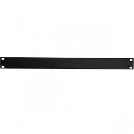 WP RACK BLANK PANEL 1U, BLACK RAL 9005