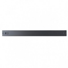 WP RACK BLANK PANEL SCREW LESS 1U BLACK RAL 9005