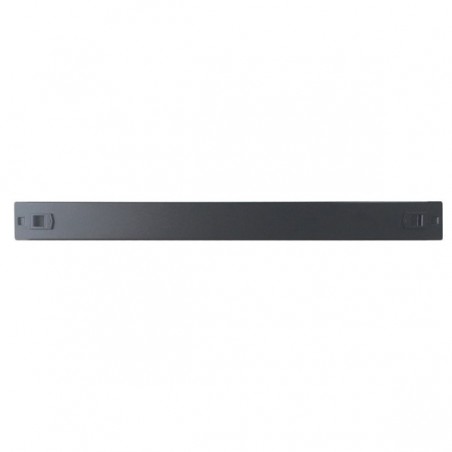 WP RACK BLANK PANEL SCREW LESS 1U BLACK RAL 9005