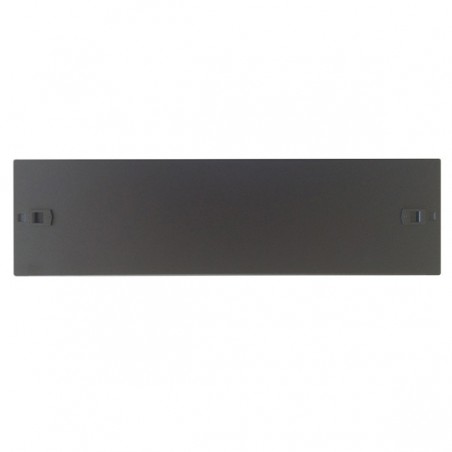 WP RACK BLANK PANEL SCREW LESS 3U BLACK RAL 9005