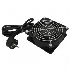 WP RACK COOLING FAN 120X120X38 PROT GRID 2MTS POWER CABLE 22