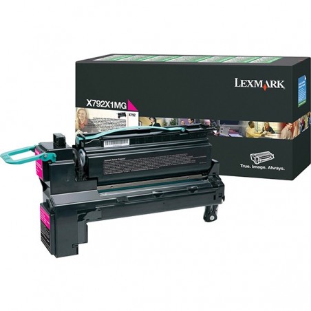 LEXMARK TONER MAGENTA  X792 C/RETORNO 20K