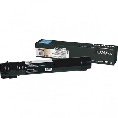 LEXMARK TONER PRETO  X950, X952, X954 CAP EXT 32K