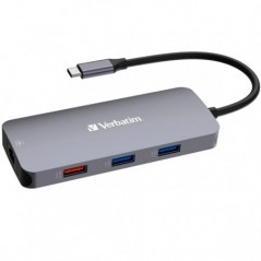VERBATIM DOCK 4K USB-C 1xHDMI 1xRJ45 2xUSB-C 3xUSB3.2 CARDRE