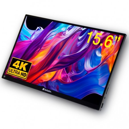 VERBATIM MONITOR PORTATIL TOUCHSCREEN 15.6" PMT-15K IPS 4K H