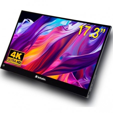 VERBATIM MONITOR PORTATIL TOUCHSCREEN 17.3" PMT-17K IPS 4K H