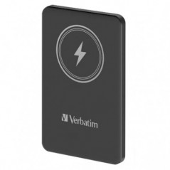 VERBATIM POWERBANK WIRELESS MAGNETICO 5000MAH BLACK POWER P