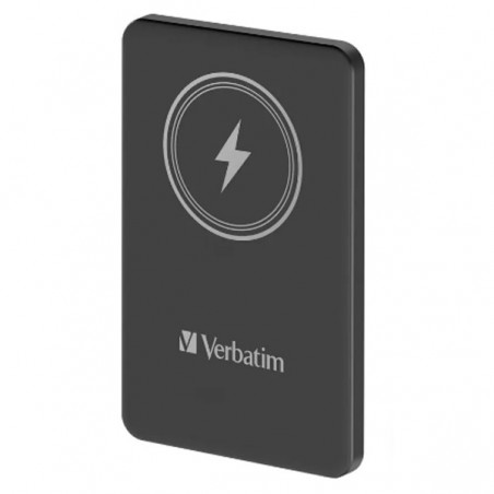 VERBATIM POWERBANK WIRELESS MAGNETICO 5000MAH BLACK POWER P