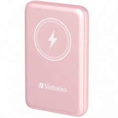 VERBATIM POWERBANK WIRELESS MAGNETICO 5000MAH PINK POWER PR