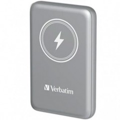 VERBATIM POWERBANK WIRELESS MAGNETICO 5000MAH GREY POWER PR
